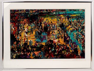 LEROY NEIMAN ABSTRACT BOXING MATCH SERIGRAPH
