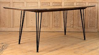 ROSEWOOD DINING TABLE CONFORMING GLASS COVER
