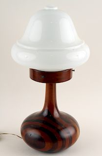 MID CENTURY MODERN ARTIST MADE TABLE LAMP C.1960