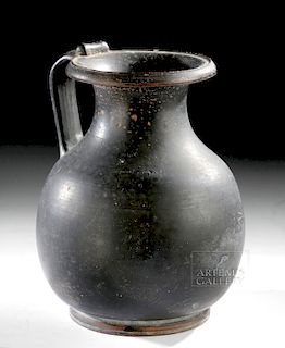 Greek Attic Blackware Olpe