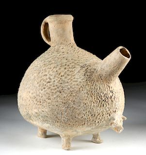 Syro-Hittite Pottery Hedgehog Vessel w/ TL