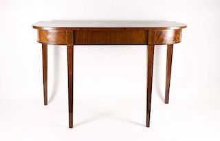 Mahogany Console Table, Late 19th/Early 20th C.