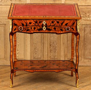 RESTORED FRENCH 19TH CENT. INALID CLERKS DESK