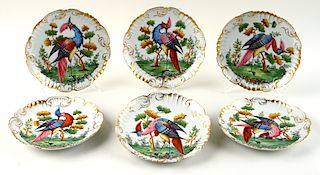 12 LATE 19TH CENT. FRENCH LIMOGES PORCELAIN PLATES
