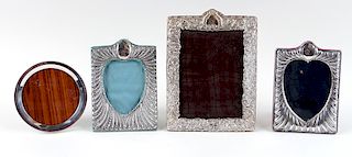 COLLECTION OF 4 STERLING FRAMES