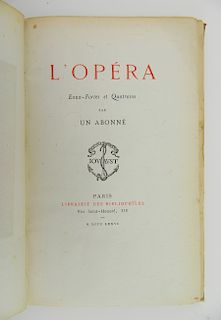 Un Abonne- ''L'Opera''