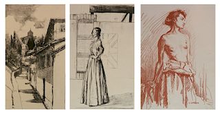 3 Ethel Gabain lithographs