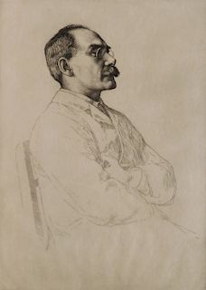 William Strang etching