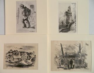4 American prints