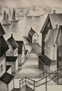 Vera Andrus lithograph
