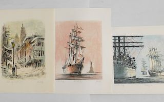 3 John Kelly lithographs