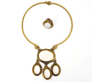 Rafael Alfandary Choker Necklace & Ring