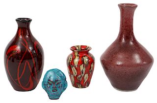 4 Pieces of Ernst & Alma Lorenzen Pottery