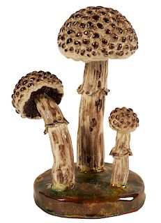Lorenzen 'Strobilomyces Floccopus' Mushroom 5" H