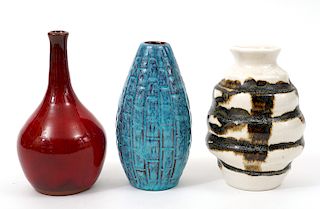 Unusual Grouping Ernst & Alma Lorenzen Vases