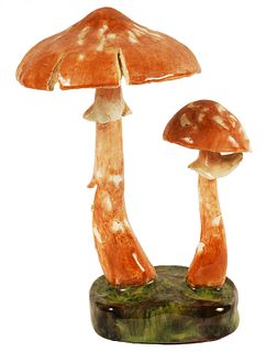 Ernst & Alma Lorenzen Mushroom 7.75" H