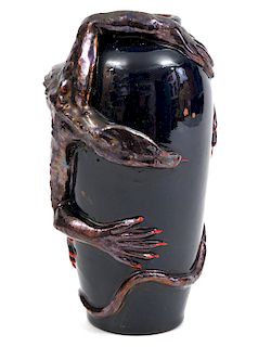 Alice Hagen Ceramic Lizard Vase