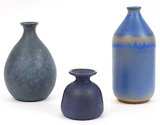 3 Vases by Jan and Helga Grove, Victoria B.C.