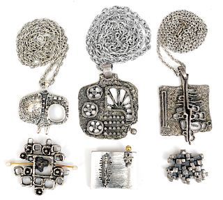 6 Pc. Assortment of Guy Vidal Jewelry