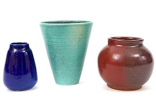 Assortment 3 Ceramic Vases Kjeld & Erica Deichmann