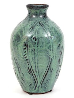 Ernst & Alma Lorenzen Pottery 'Fish' Vase