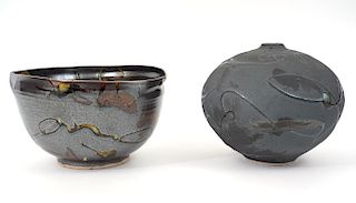 Ceramic Bowl & Vase by Kayo O'Young