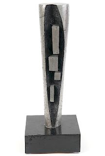 Ivan Sarossy Brutalist Aluminum Statue