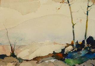 Chauncey F. Ryder watercolor