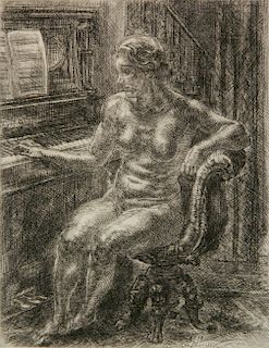 John Sloan etching