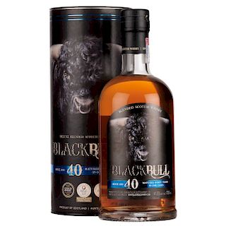 Black Bull. 40 años. Blended. Scotch Whisky.