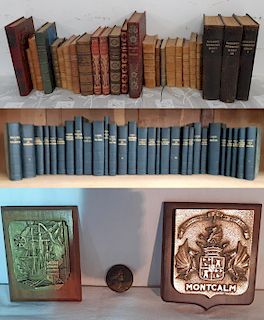 MISC. LOT OF 57 ITEMS FROM A A LIBRARY IN FRANCE