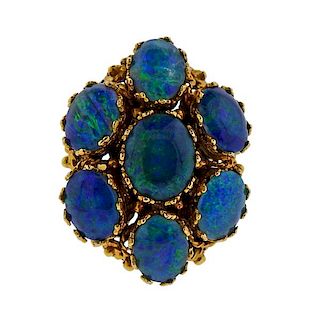 14K Gold Opal Cocktail Ring