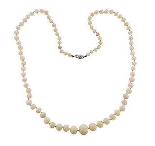 14K Gold Coral Necklace