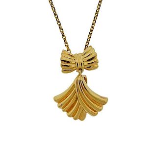 Van Cleef &amp; Arpels 18k Gold Pendant Necklace 