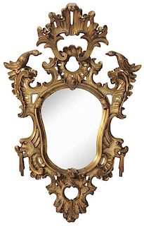 Italian Baroque Style Carved and Gilt