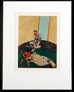 AFTER FRANCIS BACON MEMORY OF GEORGE DYER LITHO