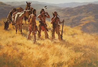 Howard Terpning, Dust of Many Pony Soldiers