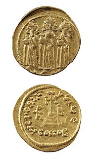 Byzantine Heraclius Gold Solidus - 4.4 g