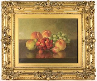 Bryant Chapin "Still Life w/ Many Fruits" 1908 Oil