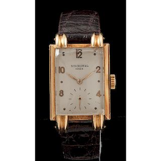Patek, Philippe & Co. 18k Yellow Gold Wrist Watch Ca. 1940's