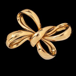 Neiman Marcus 18k Gold Bow Brooch