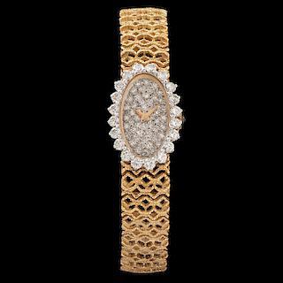 18k Gold Diamond Watch