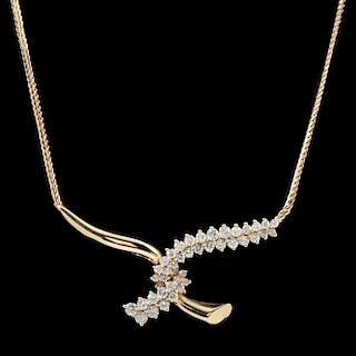 Jose Hess 18k Gold Diamond Necklace