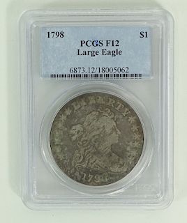 1798 Large Eagle Draped Bust Dollar PCGS