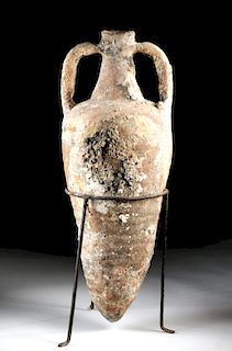Sea-Salvaged Graeco-Roman Pottery Transport Amphora