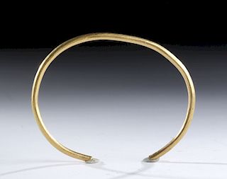 Large Colombian Muisca Gold Nose Ring - 11.4 g