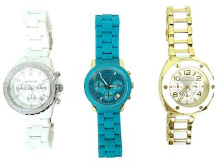Three Michael Kores Ladies Wrist Watch