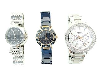 3 Watch Set (Anne Klein, Giorgio Milano, Fossil)