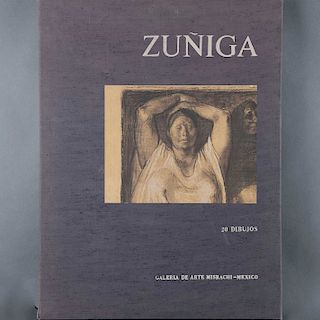 De Neuvillate y Ortiz, Alfonso (introducción) Zuñiga, 20 dibujos. México: Galería de Arte Misrachi, 1974. En carpeta.