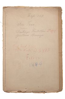 DOCUMENTO TÍTULO DE PROPIEDAD. Fernández Leal, M. - Fenochio, Enrique A.  Título de Propiedad a Favor del C. Guillermo Barriga, 1897.